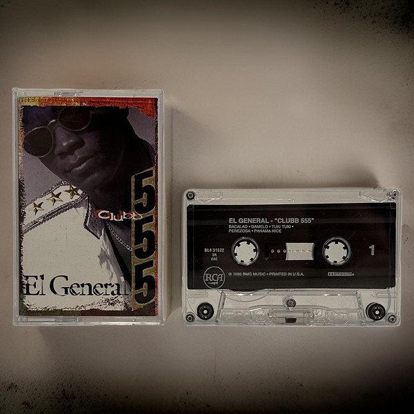 •EL GENERAL ~ CLUB 555• ~1995 OG PRESSING~ (CASSETTE TAPE)