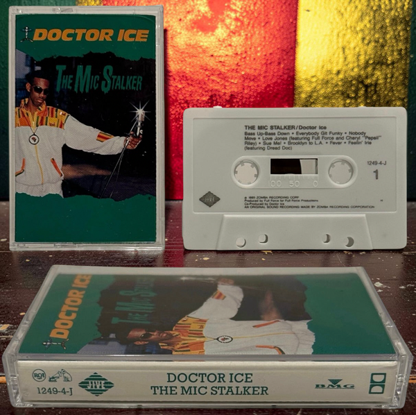 •DOCTOR ICE ~ THE MIC STALKER• ~1989 OG PRESSING~ (CASSETTE TAPE) (2)