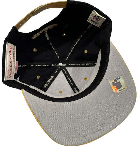 *New Orleans Saints* snapback hats by Mitchell & Ness