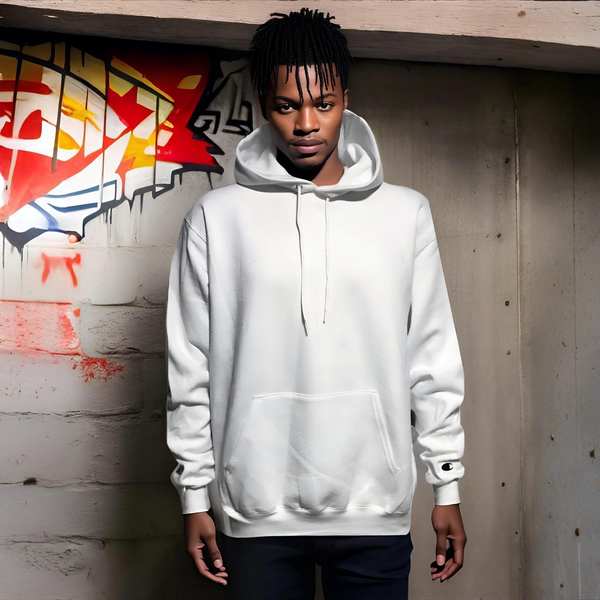 ^CHAMPION ATHLETICS^ (WHITE) PULLOVER HOODIES *CLASSIC LOGO*