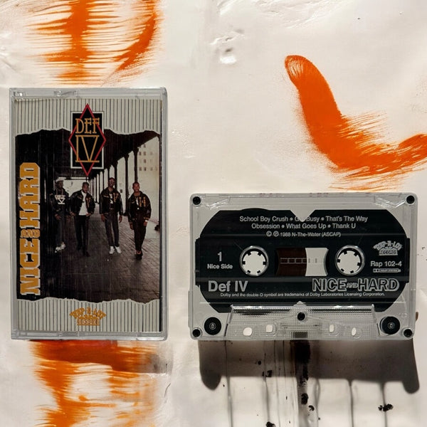 •DEF IV - NICE AND HARD• ~1988 OG PRESSING~ (CASSETTE TAPE)