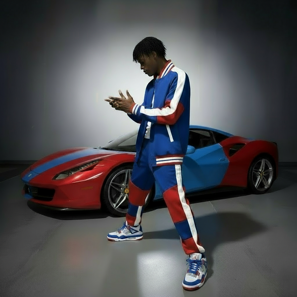 •UCXX• (BLUE-RED) ZIP UP TRACKSUITS (ACTIVEWEAR)
