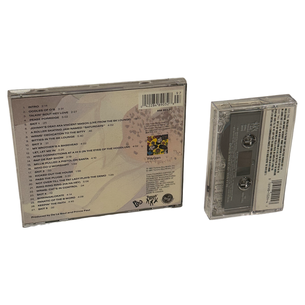 •DE LA SOUL - DE LA SOUL IS DEAD• ~1991 OG PRESSINGS~ (CD & CASSETTE TAPE)