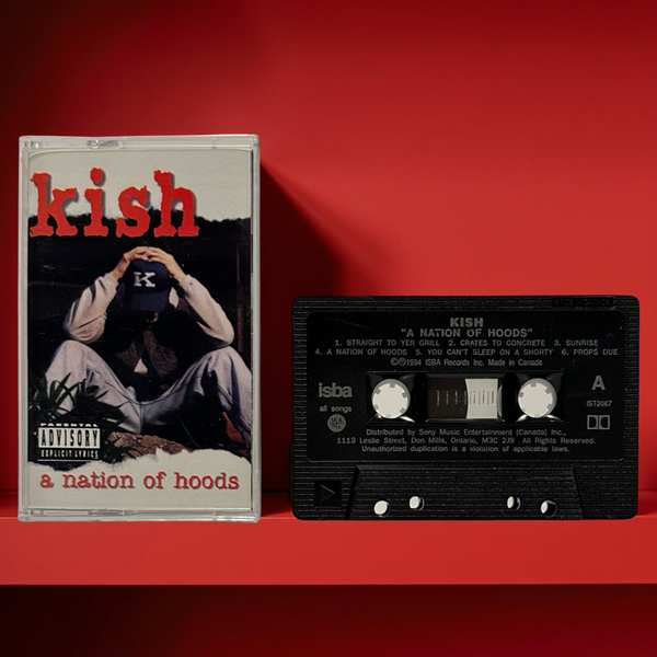 •KISH - A NATION OF HOODS• ~1994 OG CANADIAN PRESSING~ (CASSETTE TAPE) (BLACK SHELL)