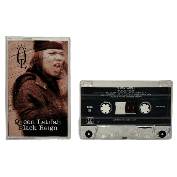 •QUEEN LATIFAH - BLACK REIGN• ~1993 OG PRESSINGS~ (CD & CASSETTE TAPE)