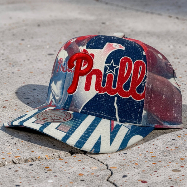 *PHILADELPHIA PHILLIES* Snapback hats by Mitchell & Ness (Pro Pinch Fit)