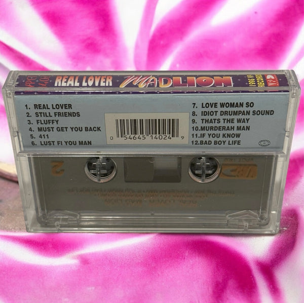 •MAD LION - REAL LOVER• ~1995 OG PRESSING~ (CASSETTE TAPE)