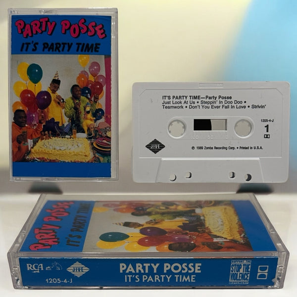 •PARTY POSSE - IT’S PARTY TIME• ~1989 OG PRESSING~ (CASSETTE TAPE)
