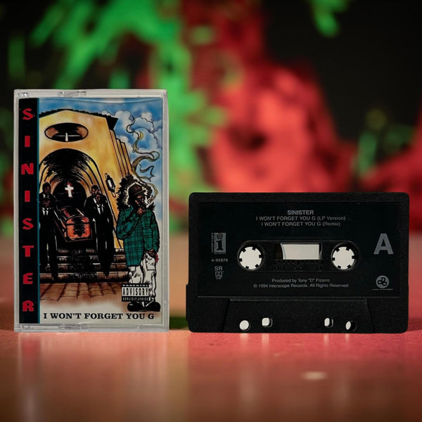 •SINISTER - I WONT FORGET YOU G• ~1994 OG PRESSING~ (MAXI-SINGLE CASSETTE TAPE)