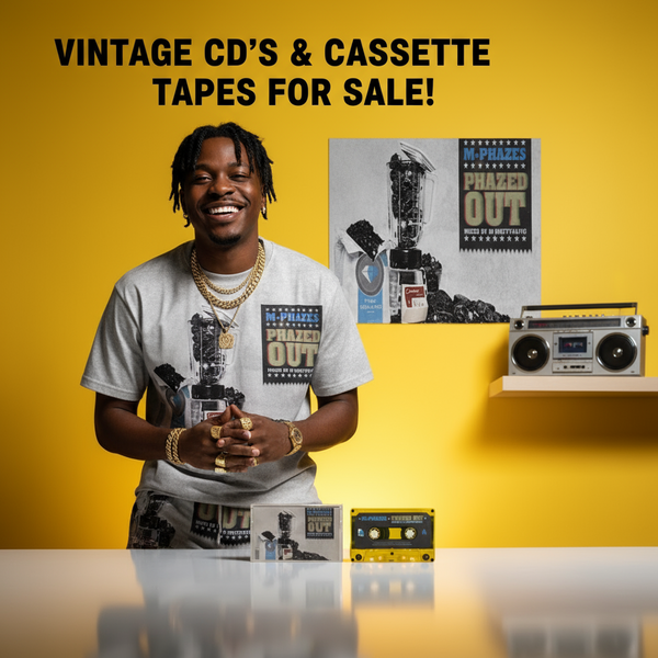 •M-PHAZES - PHAZED OUT• ~2015 LIMITED EDITION OG PRESSING~ (YELLOW SHELL) (CASSETTE TAPE)
