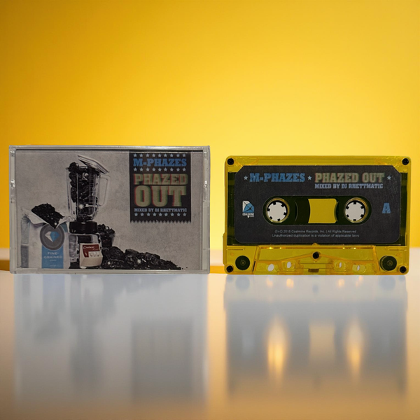 •M-PHAZES - PHAZED OUT• ~2015 LIMITED EDITION OG PRESSING~ (YELLOW SHELL) (CASSETTE TAPE)