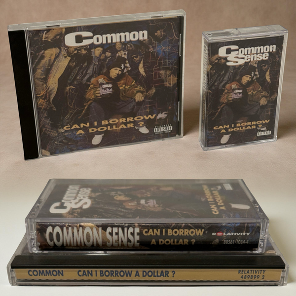 •COMMON SENSE - CAN I BORROW A DOLLAR?• ~1992 OG CASSETTE PRESSINGS & CD REPRESS~ (CD & CASSETTE TAPE)