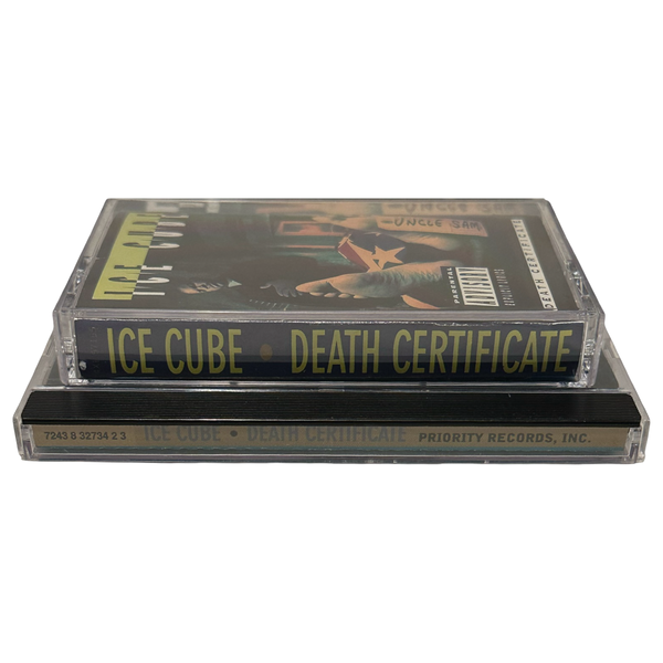 •ICE CUBE - DEATH CERTIFICATE• ~1991 OG PRESSINGS~ (CD & CASSETTE TAPE)