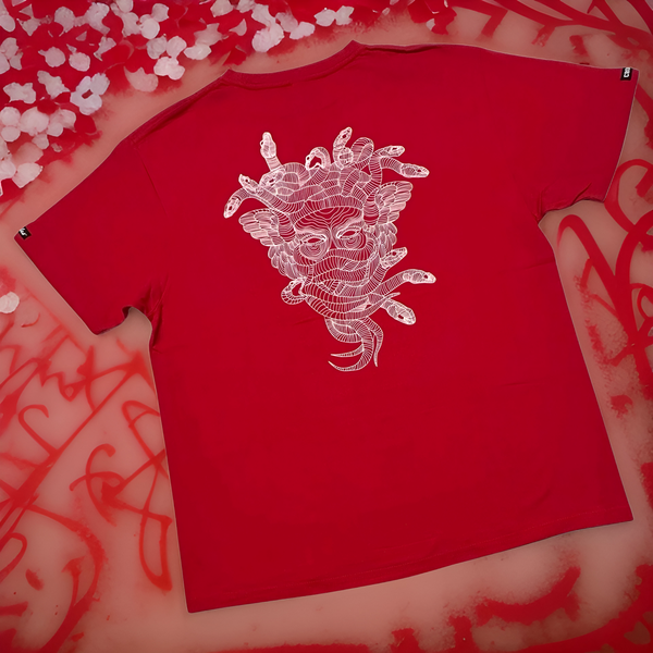 *CROOKS & CASTLES* (RED) ~BULLET BANDUSA~ SHORT SLEEVE TEES FOR MEN