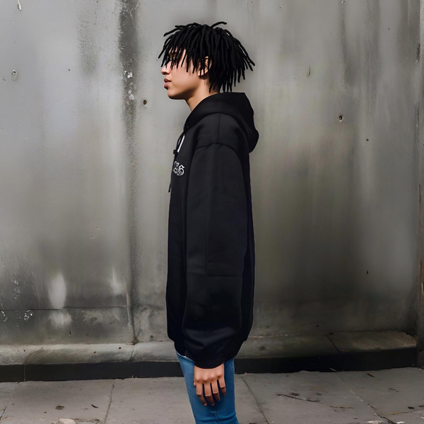 ^BLACK FLAG^ (BLACK) ~CREW POSSE~ EMBROIDERED PULLOVER HOODIES