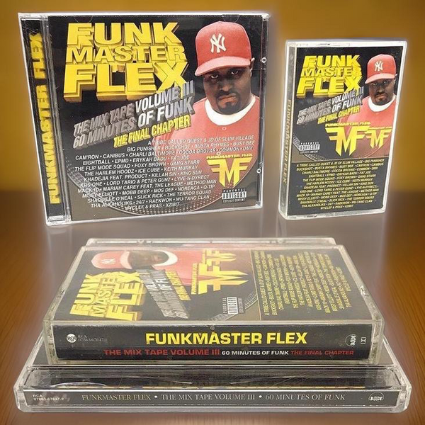 •FUNKMASTER FLEX - THE MIXTAPE VOLUME III 60 MINUTES OF FUNK• (1998) (CASSETTE & CD AVAILABLE) (ORIGINAL PRESSINGS)