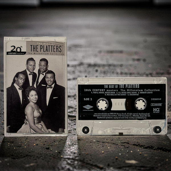 •THE PLATTERS ~ THE BEST OF• ~1999 MILLENNIUM COLLECTION~ (CD & CASSETTE TAPE)