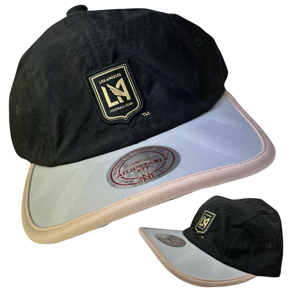 *Los Angeles Football Club* curved beak buckleback hat by Mitchell & Ness