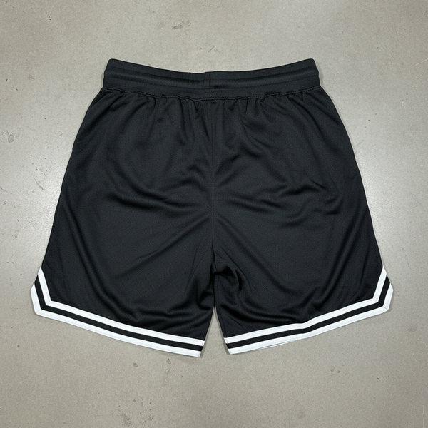 *MESH BASKETBALL SHORTS* (Black) ~Lined~Zip Pockets~