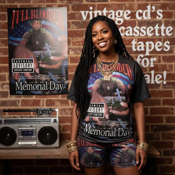 •FULL BLOODED ~ MEMORIAL DAY• ~1998 OG PRESSING~ (NO LIMIT) (CASSETTE TAPE)