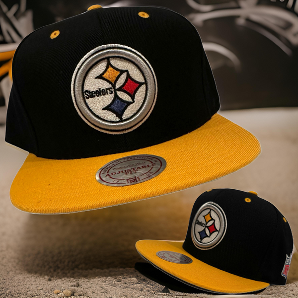 *Pittsburgh Steelers* snapback hats by Mitchell & Ness ~The Vintage Collection~