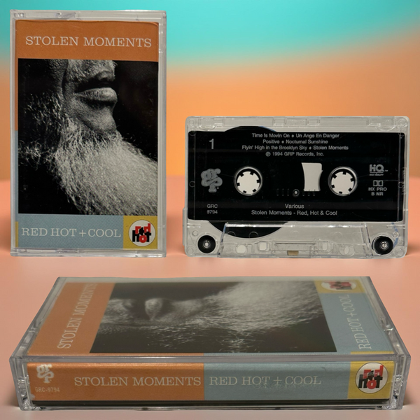 •VARIOUS - STOLEN MOMENTS - RED HOT & COOL• ~1994 OG PRESSING~ (CASSETTE TAPE)