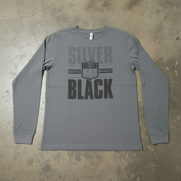 *SILVER & BLACK* ~Long Sleeve T-shirt~ (OAKLAND RAIDERS)