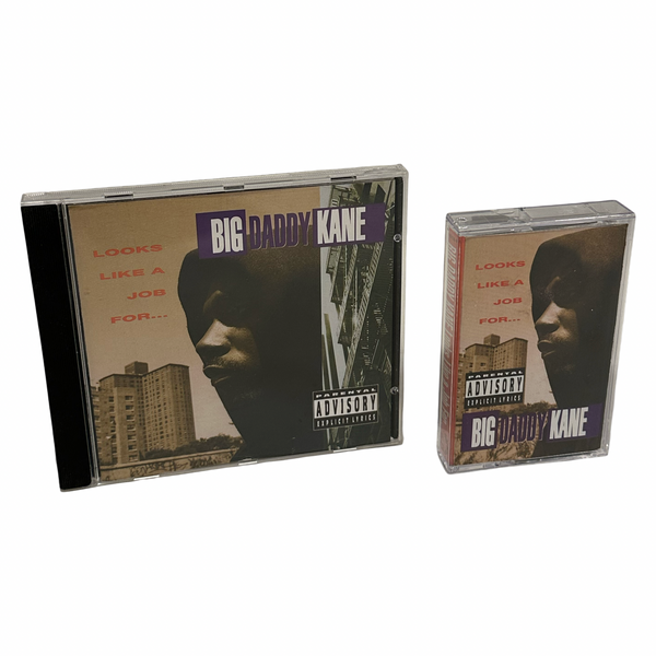 •BIG DADDY KANE - LOOKS LIKE A JOB FOR…• ~1993 OG PRESSINGS~ (CD & CASSETTE TAPE)