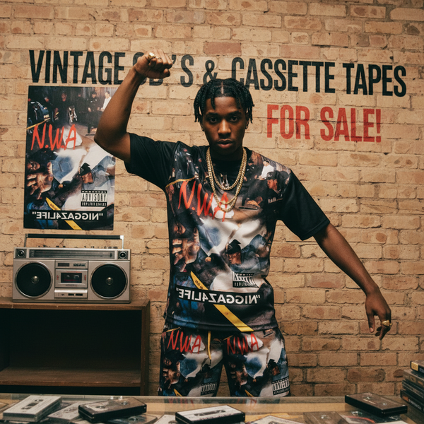 •N.W.A - “EFIL4ZAGGIN”• ~1991 OG PRESSINGS~ (CASSETTE TAPE)