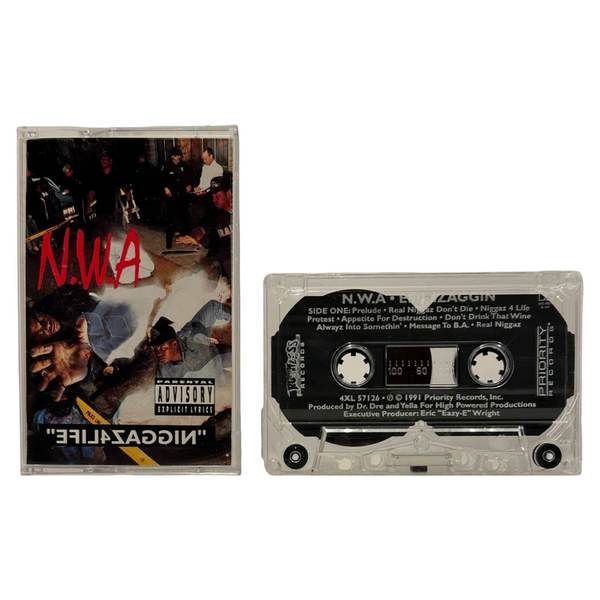 •N.W.A - “EFIL4ZAGGIN”• ~1991 OG PRESSINGS~ (CD & CASSETTE TAPE)