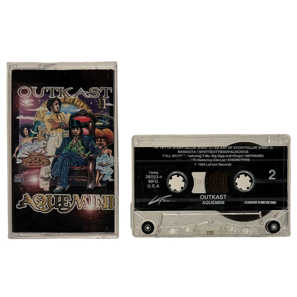 •OUTKAST - AQUEMINI• ~1998 OG PRESSING~ (CASSETTE TAPE)