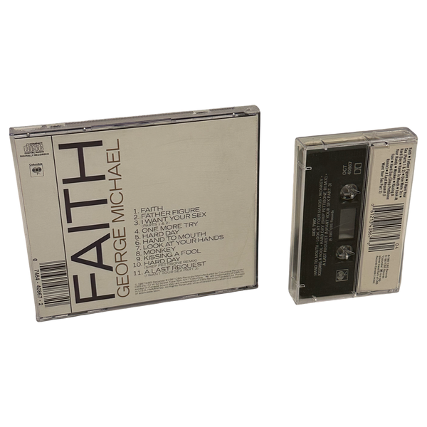 •GEORGE MICHAEL - FAITH• ~1987 OG CANADIAN PRESSINGS~ (CD & CASSETTE TAPE)