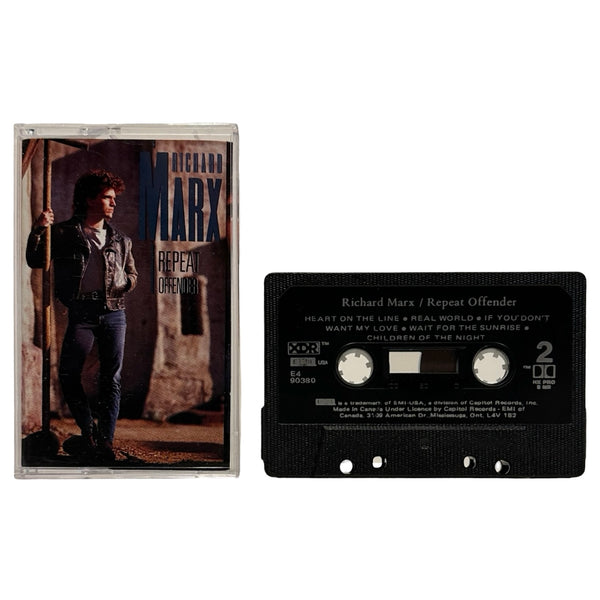 •RICHARD MARX - REPEAT OFFENDER• ~1989 OG CANADIAN PRESSINGS~ (CD & CASSETTE TAPE)