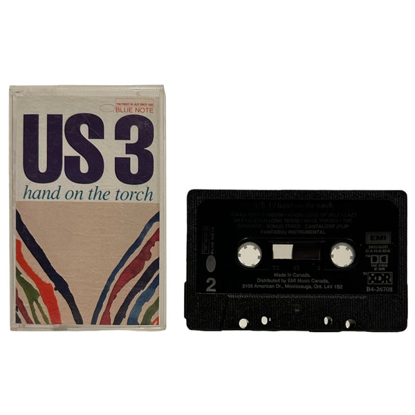 •US 3 - HAND ON THE TORCH• ~1993 OG CANADIAN PRESSING~ (CASSETTE TAPE) (BLACK SHELL)