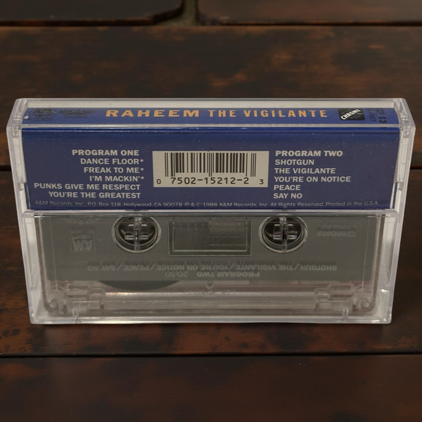 •RAHEEM - THE VIGILANTE• ~1988 OG PRESSING~ (CASSETTE TAPE)
