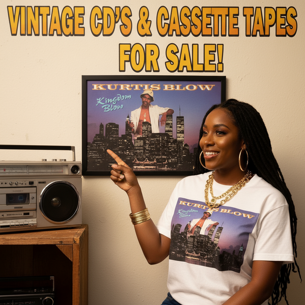 •KURTIS BLOW ~ KINGDOM BLOW• ~1986 OG PRESSING~ (CASSETTE TAPE)