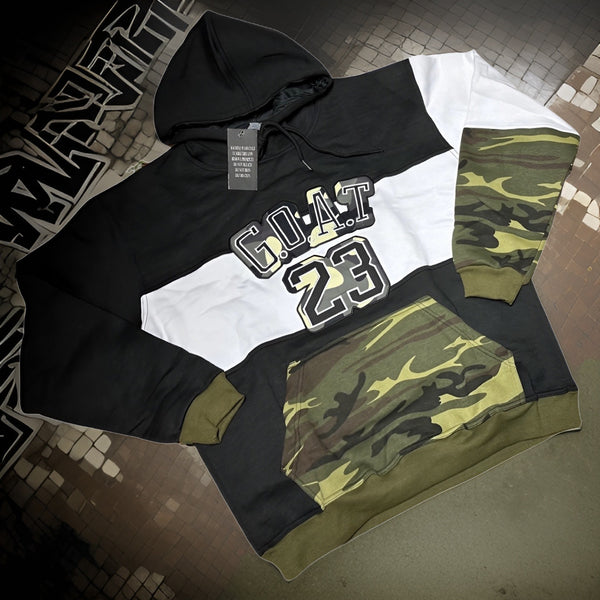 *23 GOAT* (BLACK-CAMOUFLAGE) HOODED SWEATSUITS