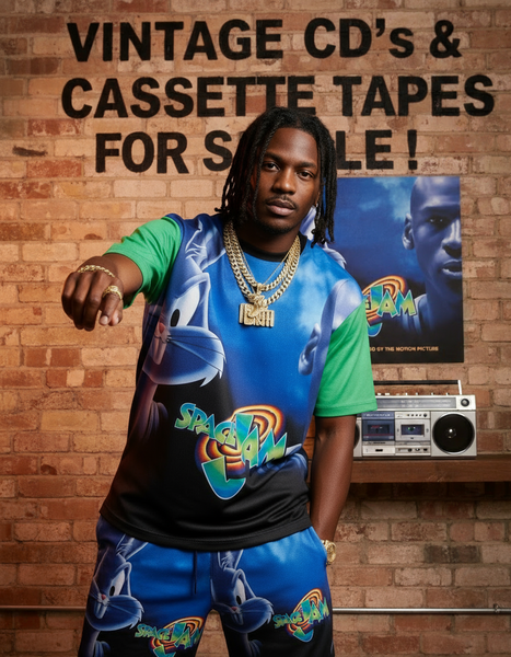 •SPACE JAM - MUSIC FRIM AND INSPIRED BY THE MOTION PICTURE• ~1996 OG PRESSINGS~ (CD & CASSETTE TAPE)