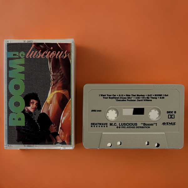 •M.C. LUSCIOUS ~ “BOOM”!• 1992 OG PRESSING~ (CASSETTE TAPE) (2)