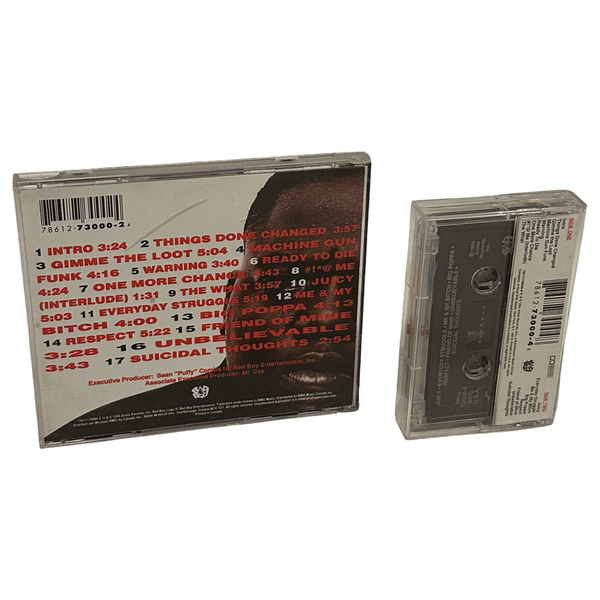•THE NOTORIOUS B.I.G. - READY TO DIE• ~1994 OG PRESSINGS~ (CD & CASSETTE TAPE)