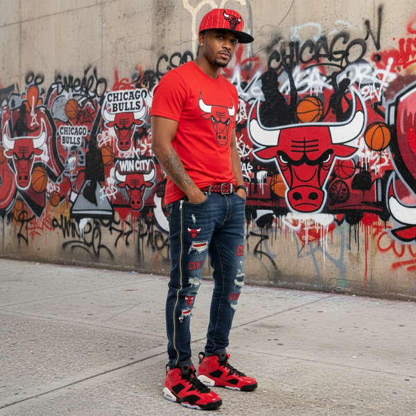 *Chicago Bulls* ~Deadstock fit~ (Soft Shell) snapback hats by Mitchell & Ness