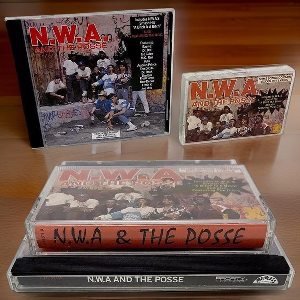 •N.W.A - AND THE POSSE• (1986) (CASSETTE & CD AVAILABLE) (ORIGINAL PRESSINGS)