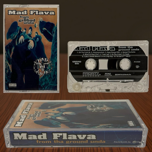 •MAD FLAVA - FROM THA GROUND UNDA• ~1994 OG PRESSING~ (CASSETTE TAPE)
