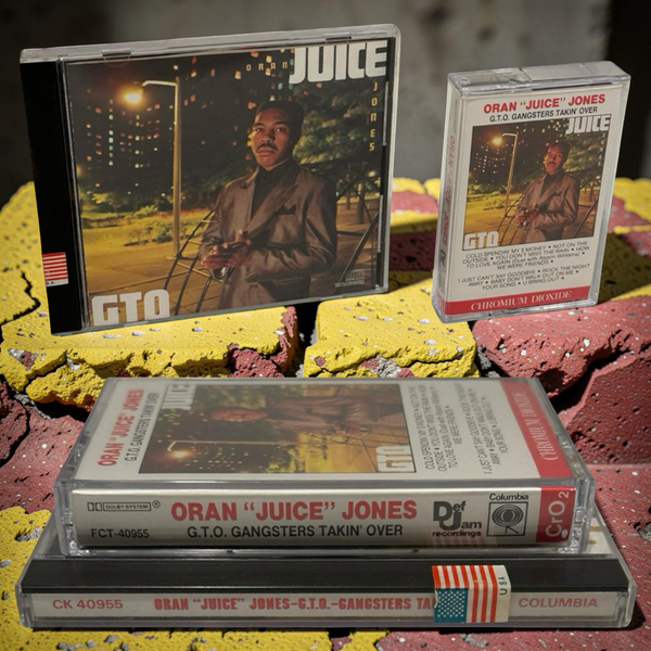 •ORAN “JUICE” JONES - G.T.O. GANGSTERS TAKIN’ OVER• ~1987 OG PRESSINGS~ (CD & CASSETTE TAPE)