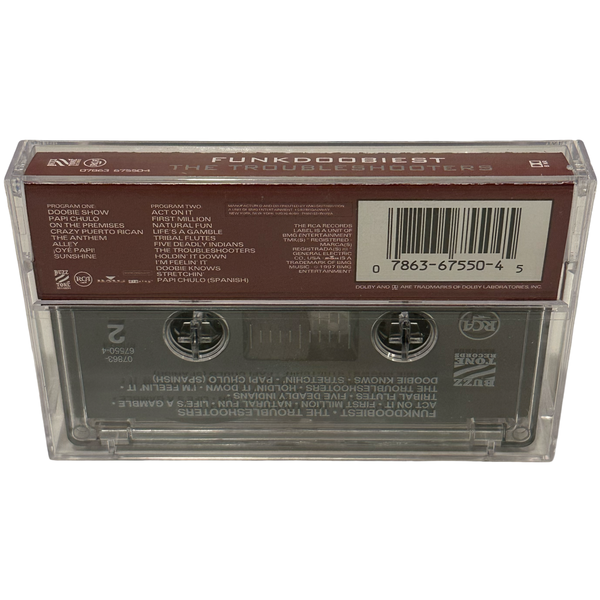 •FUNKDOOBIEST - THE TROUBLE SHOOTERS• ~1997 OG PRESSING~ (CASSETTE TAPE)