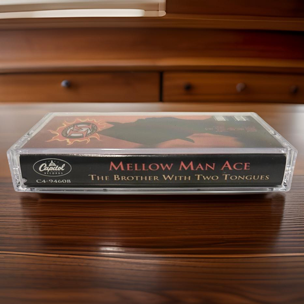 •MELLOW MAN ACE - THE BROTHER WITH TWO TONGUES• ~1992 OG PRESSING~ (CASSETTE TAPE) (1)