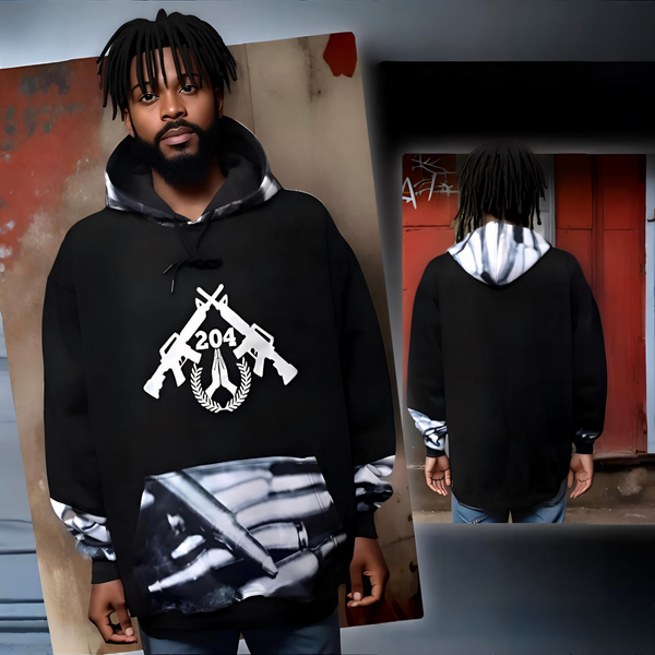 ^204 LA FAMILIA^ ~TEAM AK~ LUX HOODIES (CUT & SEW WITH EMBROIDERED LOGOS)