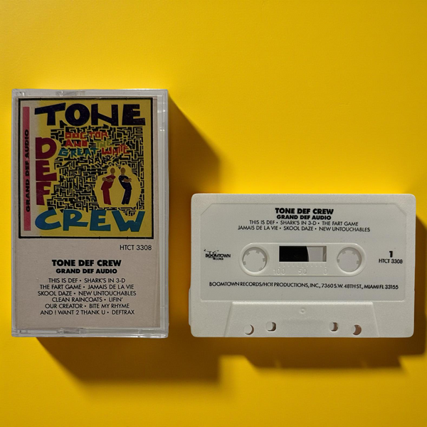 •TONE DEF CREW - GRAND DEF AUDIO• ~1989 OG PRESSING~ (CASSETTE TAPE)
