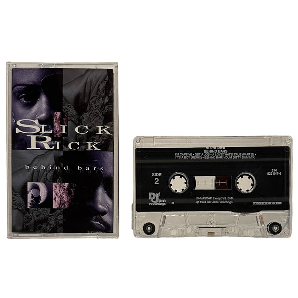 •SLICK RICK - BEHIND BARS• ~1994 OG PRESSINGS~ (CD & CASSETTE TAPE)