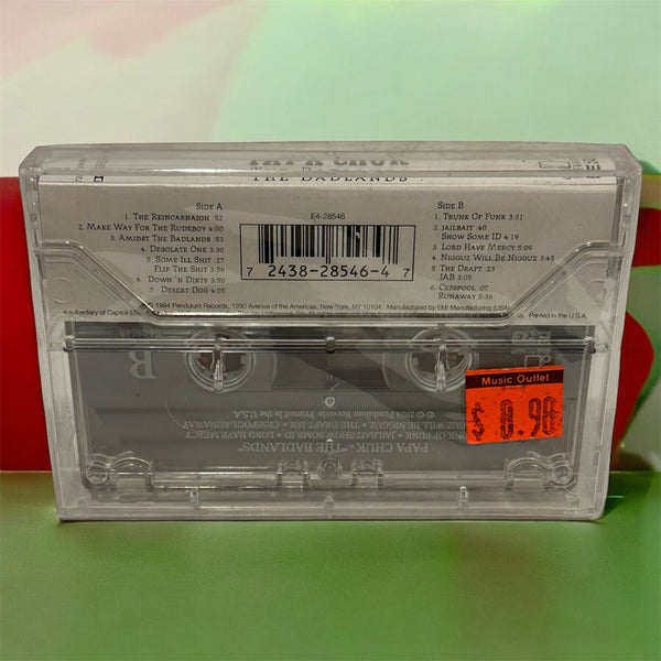 •PAPA CHUCK ~ THE BADLANDS• ~1994 OG SEALED PRESSING~ (CASSETTE TAPE)